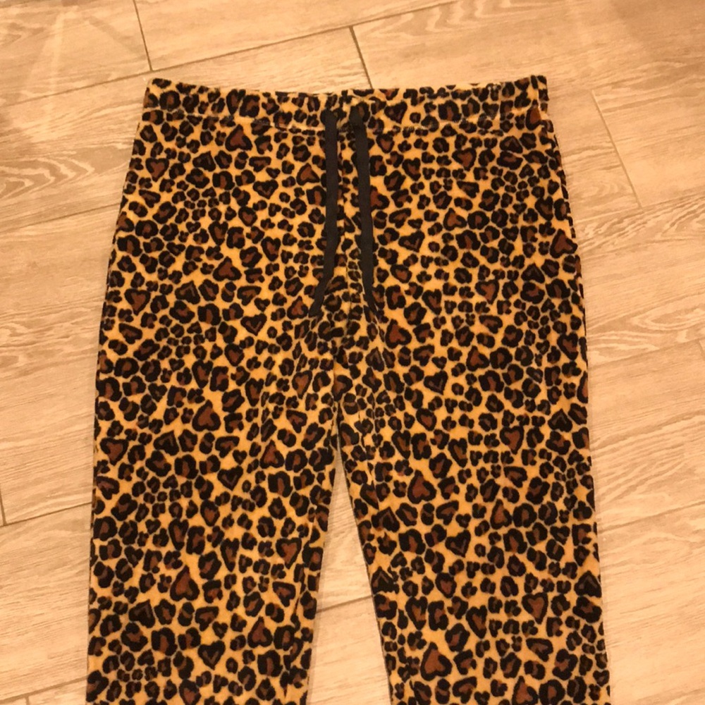 Long Soft Cheetah Print Pj Pants
